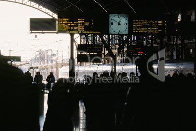 A railway station