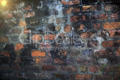 A brick wall