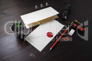 Stationery and envelope