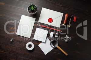 Blank stationery template