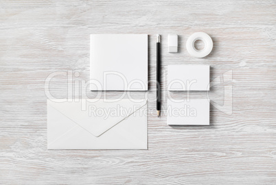 Blank stationery template