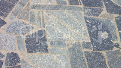 granite floor at dry sunny day