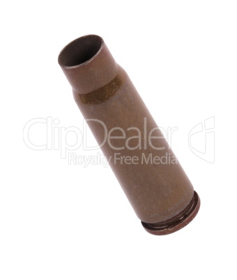 Kalashnikov Gun Shell Isolated