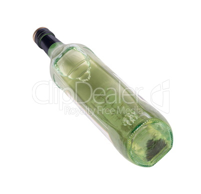 Wine Glasses bottle Isolated