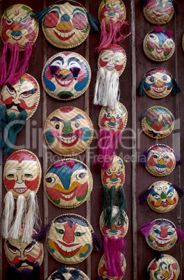 Vietnamese decorative masks