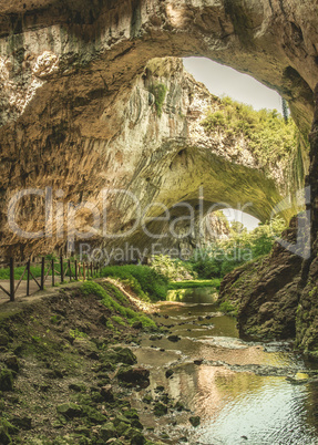 Devetashka cave in Bulgaria