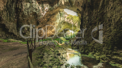 Devetashka cave in Bulgaria