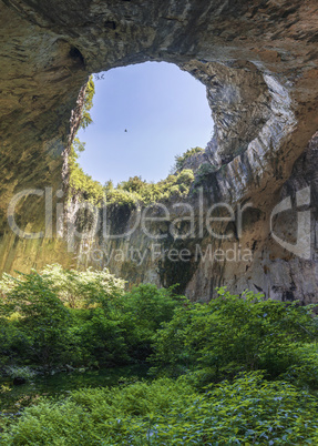 Devetashka cave in Bulgaria