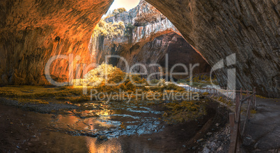 Devetashka cave in Bulgaria