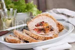 turkey stuffed with dried fruit