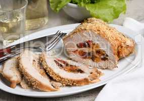 turkey stuffed with dried fruit