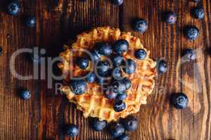 Waffle with Blueberry.