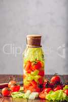 Detox Water with Tomato and Celery.