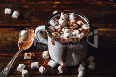 Cocoa Mug with Marshmallow.