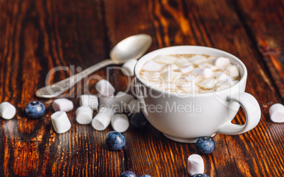 Cup of Coffee with Marshmallow.