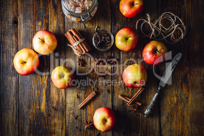 Apples with Different Spices.