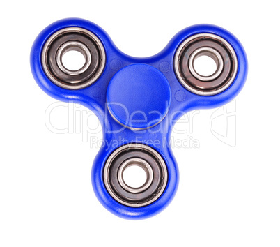 blue plastic toy  isolated on white background at day