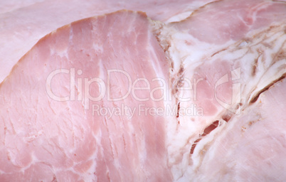 ham meat as food background