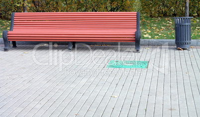 bench  in park