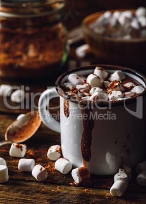 Mug of Cocoa with Marshmallow.