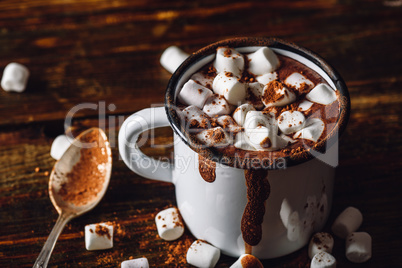 Cocoa Mug with Marshmallow.