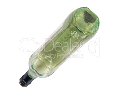 Wine Glasses bottle Isolated