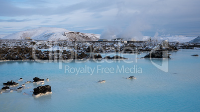 Blue Lagoon close to Grindavik, Iceland, Europe