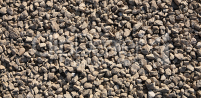 gravel at dry sunny day