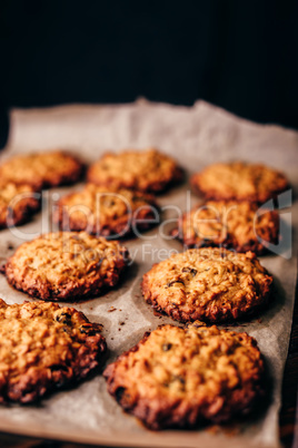 Oatmeal Cookies with Raisins.