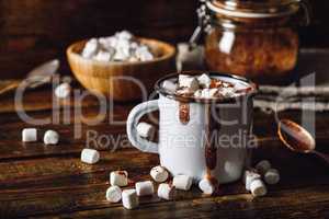 Mug of Cocoa with Marshmallows.