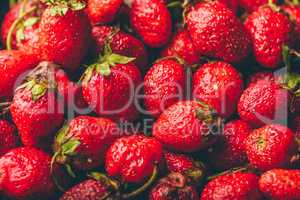 Ripe Strawberry Background.