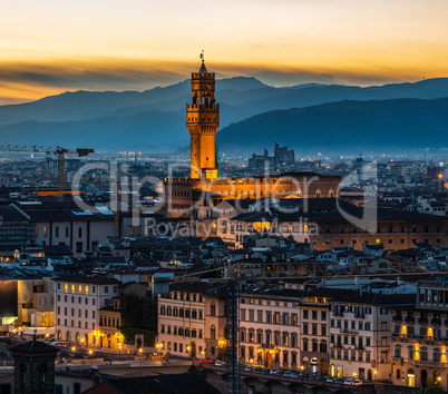 View of Florence cityscape