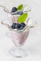 blue berry yoghurt