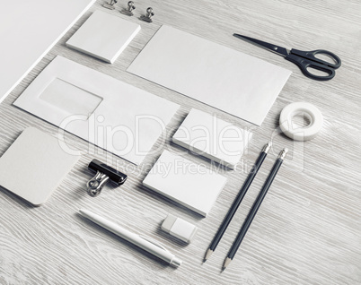 Blank corporate identity