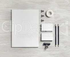 Blank stationery set