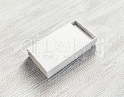 Blank paper box