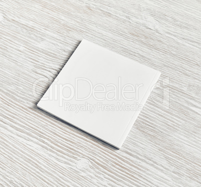 Blank square notebook