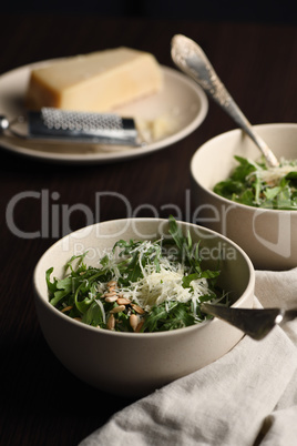 Salad Arugula and Parmesan