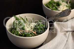 Salad Arugula and Parmesan