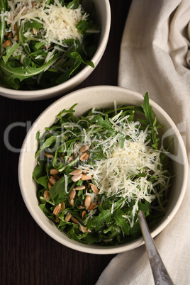 Salad Arugula and Parmesan