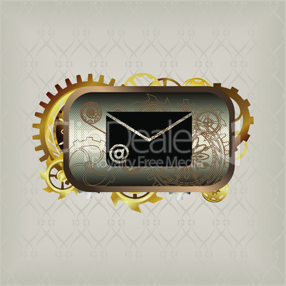 Icon in steampunk style