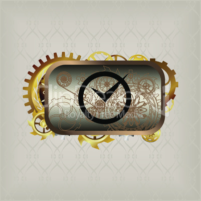 Icon in steampunk style