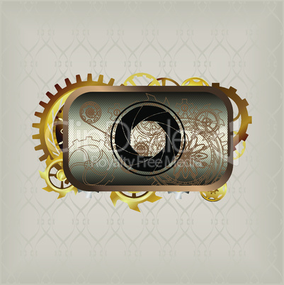 Icon in steampunk style