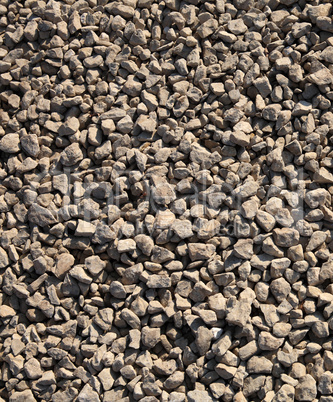 gravel at dry sunny day