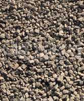 gravel at dry sunny day