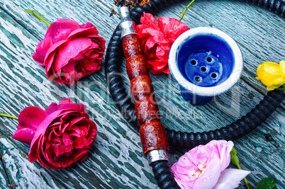 Shisha with rose tobacco