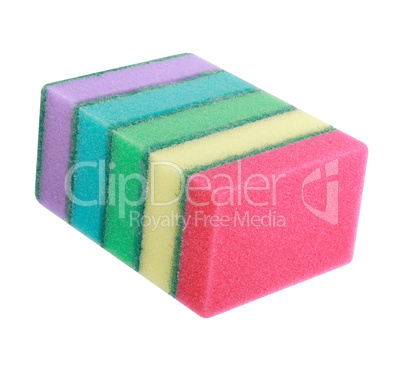 many foam rubber  sponge