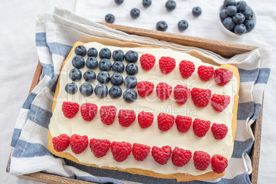 USA Flag Cake