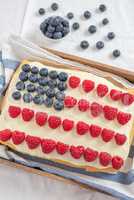 USA Flag Cake