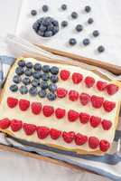 USA Flag Cake